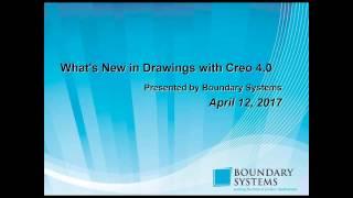 What's New in Drawings with Creo 4 0