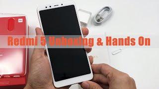 Xiaomi Redmi 5 Unboxing & Hands On