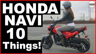 New 2022 HONDA NAVI | Easy to Ride Easy to Own MINIMOTO | 10 Things