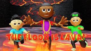 The Floor Is Lava Dance  Brain Break Songs & Games @whatsthatrhyme