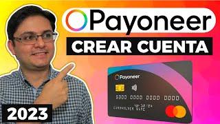 PAYONEER Cómo REGISTRARSE  Crea CUENTA desde cero 2023