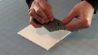 Using the X-ACTO Foam Board Cutter