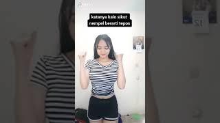 tiktok sikut chalenge cantik dan manis