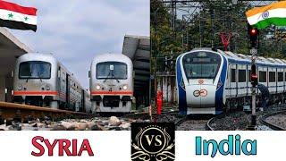 INDIAN RAILWAYS Vs SYRIA RAILWAYS Comparison in 2024 || India Vs Syria