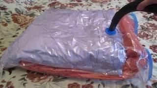 Вакуумный пакет для хранения вещей. 1. Vacuum package for storage.1.