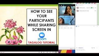 Zoom - How to See Your Participants While Sharing Screen? (Easy Tagalog Tutorial)