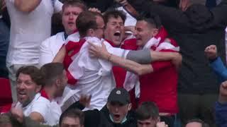 Sterling scores against Germany | Incredible fans reaction after goal  | England - Germany 2-0