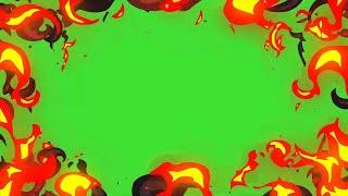 TOP 12 Fire Backgrounds & Transitions Animation Green Screen || by Green Pedia