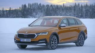 Skoda Octavia Scout Phoenix Orange Race Snow   (2024)