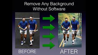 How To Remove The Background On Any Picture Without Any Software 100% Safe