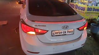 Hyundai Elantra installation LED lip  spoiler #04 bhopal