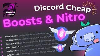 Save Big on Nitro & Server Boosts with BoostMania.gg