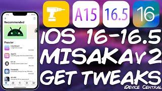 iOS 16.0 - 16.5 A12+ JAILBREAK NEWS: Misaka Package Manager Install Tweaks & Themes - No Jailbreak