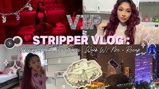 STRIPPER VLOG: Can’t Believe I Made This On Halloween Weekend, Work With Me + Unboxing Make Up Haul