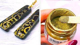 3 cool epoxy resin earrings that you will adore || Gorgeous DIY Jewelry