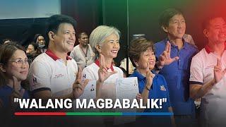 Honey vs Isko? Manila Mayor Lacuna's supporters shout 'walang magbabalik!' as she files COC