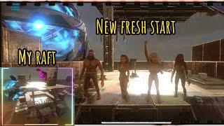 Ark mobile || s4e1 || new fresh start || new raft || pvp hight light.