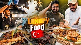 Turkish Luxury FOOD in Makkah 18 Hours Baked Meat, 0.5 Miter Barbecue with Baklawa and More