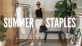 SUMMER BASICS - ESSENTIAL STAPLE ITEMS FOR YOUR SUMMER WARDROBE