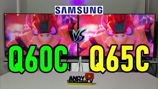 SAMSUNG Q60C vs Q65C / Smart TVs 4K QLED / Panel VA