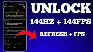 Unlock 144hz + 144fps No-Root 100% Working | Max FPS Fix Lag - No Root