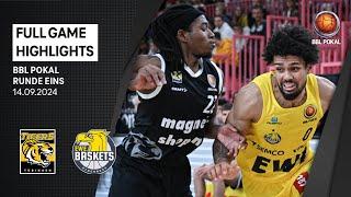 Tigers Tübingen vs. EWE Baskets Oldenburg - Full Game Highlights - BBL Pokal 1. Runde - 14.09.2024