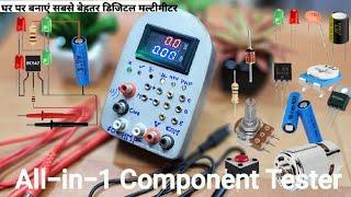 All component tester#BC547 tester circuit ||capacitor tester#Magic tester ||continuity tester