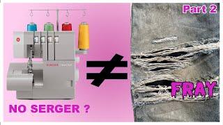 8 Advance Sewing No Overlock No Serger Technique (PART 2/4) ⭐️ Sewing Tips and Tricks