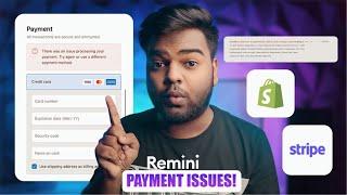 Unable to Process Payment Shopify & Stripe Problem! | Indian International Dropshipping
