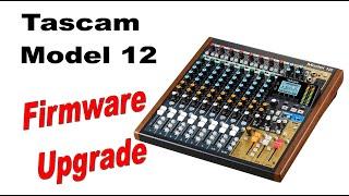 TASCAM Model 12 Firmware Update - How to do it!