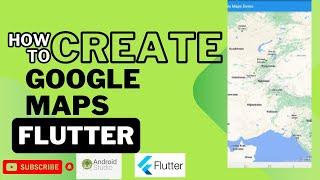 Google Map in Flutter | Google Map Api in Flutter | Android Studio Tutorial