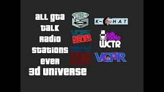 All GTA Talk Radio Stations Ever (Part 1)