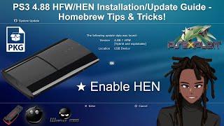 PS3 4.88 HFW/HEN Installation/Update Guide - Homebrew Tips & Tricks! (For Beginners) | Comprehensive