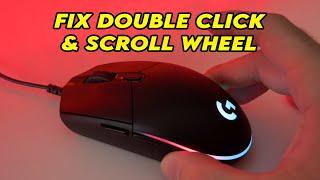 Fix Double Click Scroll Wheel on Logitech G203 Mouse