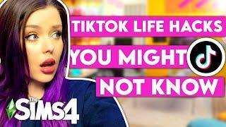 Viral Sims 4 Tiktok Life Hacks You Might Not Know // Testing Viral Sims 4 Hacks