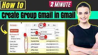 How to create group email in gmail 2024