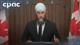 NDP Leader Jagmeet Singh reacts after reading NSICOP foreign interference report – June 13, 2024