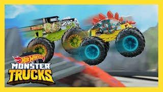 MONSTER TRUCKS VOLCANIC CLIFF TOURNAMENT! | Monster Trucks | @HotWheels