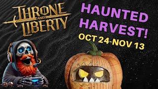 THRONE AND LIBERTY NEWS | Haunted Harvest!