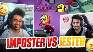 Imposter vs Jester ft. @soulregaltos9810 | Among Us Highlight