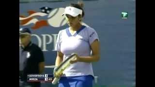 Sania Mirza v Govortsova 2009 US Open