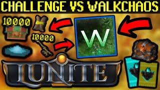 MASSIVE ANGELIC CASES OPENING?! CHALLENGE VS RSPS YOUTUBER WALKCHAOS! - Lunite RSPS