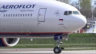 Aeroflot Boeing 777-300ER VQ-BUA Delivery Flight to Moscow @ KPAE Paine Field