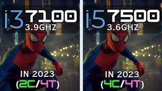 i3 7100 vs i5 7500 Tested in 12 Games (2023) | 1080p