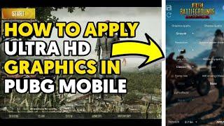 How to apply ultra hd graphics in Pubg mobile||Hindi||