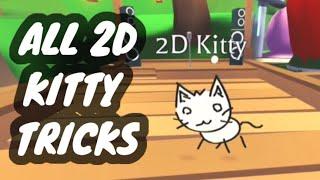 All 2D Kitty Tricks! | Roblox Adopt Me