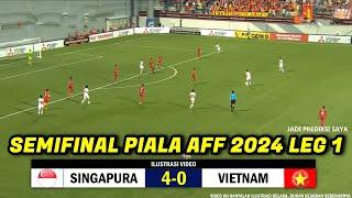  LIVE TV NASIONAL ◆ SINGAPURA VS VIETNAM ◆ SEMIFINAL PIALA AFF 2024 ◆ Ilustrasi dan Prediksi Skor