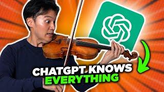 Can ChatGPT Actually Teach me Violin? 