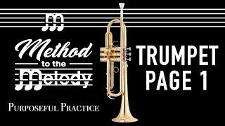 Method to the Melody: Trumpet Page 1