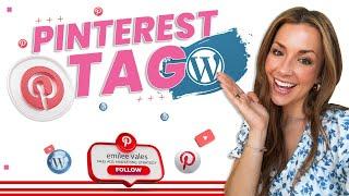 How to Install The Pinterest Tag on WordPress